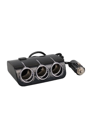 Olesson 1506 12-24v Çift Usb Girişli 120w 80 Cm Kablolu 3 Lü Araç Çakmak Çoklayıcı