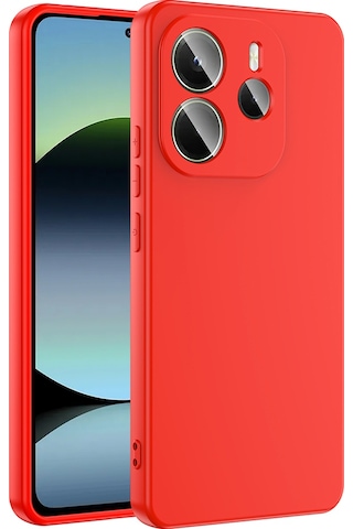Nourthkiingdom Redmi Note 14 4g Kılıf Nrtk Mara Lansman Kapak - Kırmızı Kırmızı