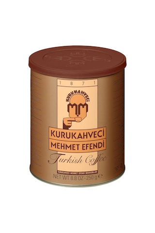 Kurukahveci Mehmet Efendi Türk Kahvesi 250 Gr Teneke X 4 Adet Öğütülmüş