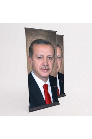 Cumhurbaşkanı Poster Baskılı Pro Roll Up Banner 100x200cm No:3 Diğer