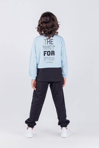 Erkek Çocuk Hero Baskılı Örme Basic Eşofman Takımı 001