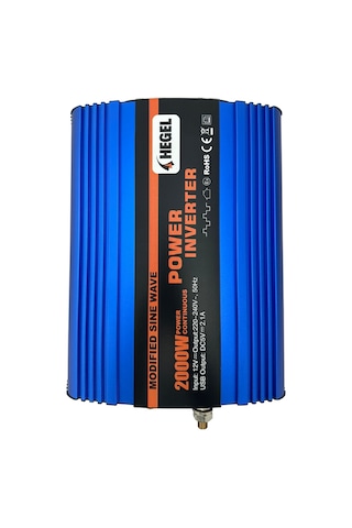 2000 Watt 12 Volt Modifiye Sinüs İnvertör - Hegel