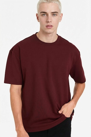 Defacto Nefes Alabilen Oversize Tişört X3926az26spbr505 Bordo-br505