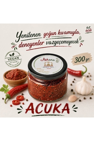 Acuka 300g X 4 Adet - Karadeniz Usulü Ev Yapımı Katkısız Cevizli Kahvaltılık Sos Ekonomik Paket