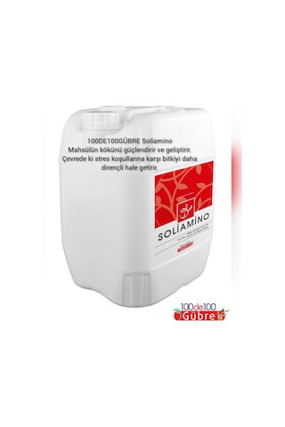 Bitkisel Menşeli Sıvı Gübre Sıvı Aminoasit Soliamino 20 L