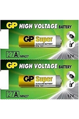 Gp 27a-12 Volt Kumanda Pili İnce 5 Li Kart