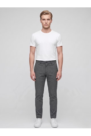 Plus Scorpion Erkek Super Slim Fit Kumaş Pantolon Dar Paça Modern Kesim Klasik Pantolon Siyah