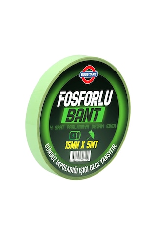 Boss Tape Fosforlu Bant 15Mmx5Mt