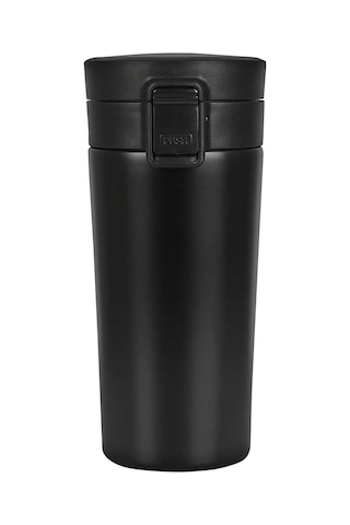Paslanmaz Çelik 380 ml Çay Kahve Mug Termos Bardak - AL3114 Siyah