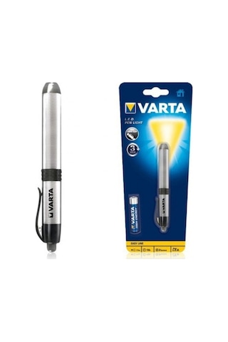 Varta Fener Aliminyum Led Pen Light + 1 X Aaa Gri