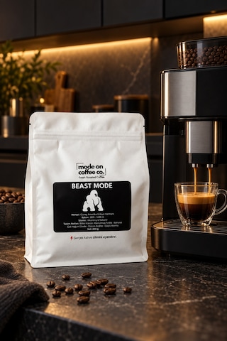 Espresso İkilisi 2 X 200 Gr Filtre Ve Espresso Kahve Beast Mode Italian Mode - Filtre Makinesi İçin Öğütülmüş