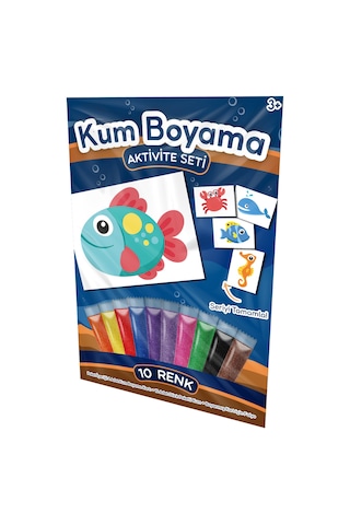 Benekli Balık Kum Boyama Aktivite Seti