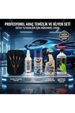 Profesyonel Araç Detaylı Temizlik Ve Hijyen Seti Set Profesyonel Araç Detaylı Temizlik Ve Hijyen Seti Set