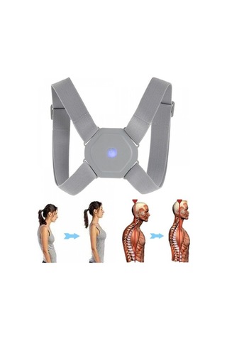 Keyfi Sepet Şarjlı Titreşimli Sensörlü Dik Duruş Sırt Korsesi