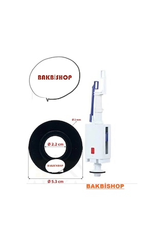 Japar Gömme Rezervuar Boşaltma Contası Siyah