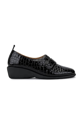 Relax Anatomic Kadın Hakiki Deri Siyah Comfort Ayakkabı 611 E4260-08 Bn Ayk Sk25-26 Black Siyah