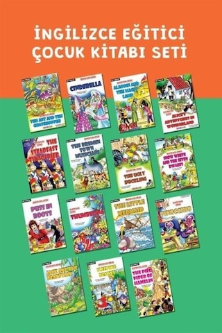 İngilizce Eğitici Çocuk Kitabı Seti 15 Kitap İngilizce Eğitici Çocuk Kitabı Seti 15 Kitap