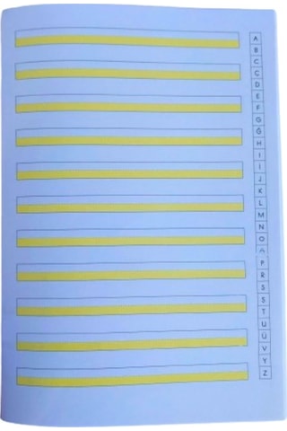 2024 Yeni Müfredat Klavuz Çizgili Güzel Yazı Defteri 2 Adet Orta Boy 16,5 X 24 Cm 48 Sayfa