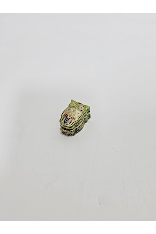 Antika Cloisonne Minyatür Kutu 3,7x2,5cm 082
