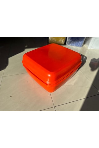 Motosiklet Servis Kurye Çantası Midi Box Turuncu 110 Litre Turuncu