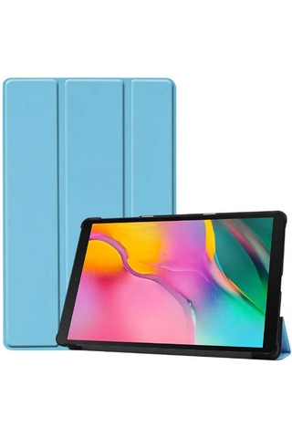 Huawei Uyumlu T5 10 Inc Tablet Kılıf Standlı Smart 1-1 Arkası Şeffaf