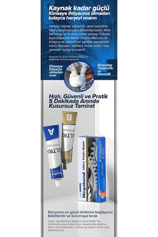 Megabond Epoxy Yapıştırıcı 21 G