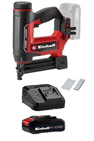 Einhell TE-CN 18/32 Li, Akülü Zımba/Çivi Çakma Seti (2,5 Ah Akü ve Şarj Cihazı Dahildir)