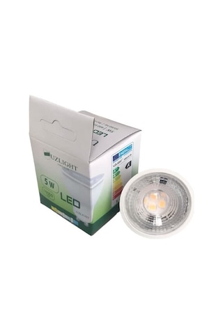 Adet 5w Led Ampul Gu10 Duy Sarı Işık 3000k Uzlıght Genel