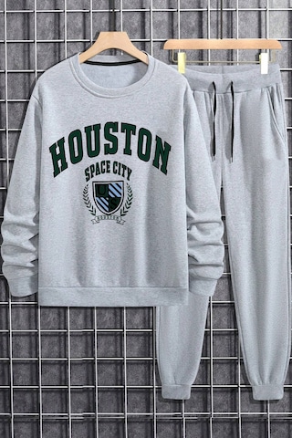 Antrasit Eşofman Takımı Gri1