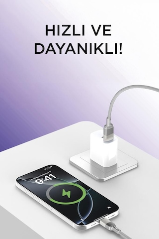 Torima U18 Gri Usb İle Type-C Şarj Ve Data Kablosu