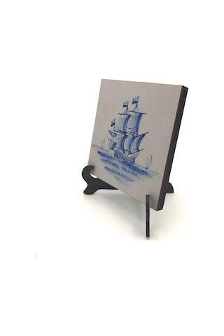 Hollanda Deseni Baskılı Mdf Masaüstlük 10x10 609