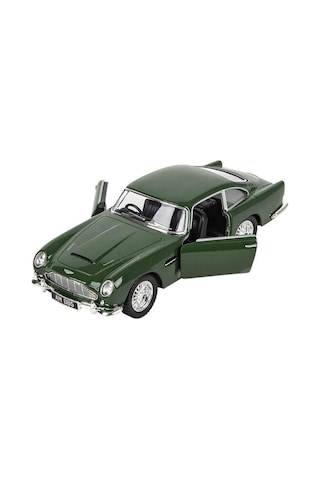 Aston Martin Db5 1:38 Ölçek Metal Çek Bırak Model Araba - Açılabilir Kapılar 13 Cm