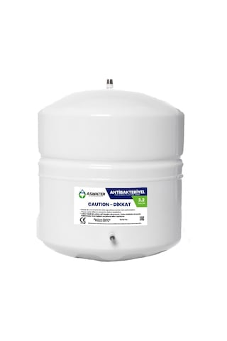 Aswater Su Arıtma Cihazı Çelik Su Tankı 3.2 Galon 12lt Tank