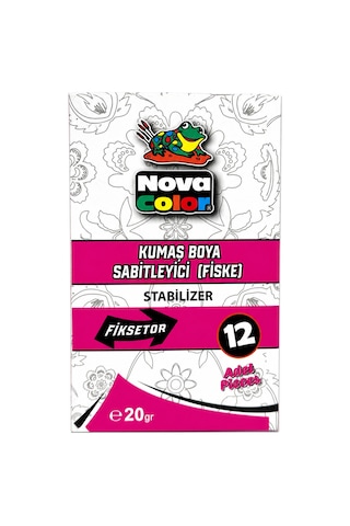 Nova Color Toz Kumaş Boyası Sabitleyici Fiske Çok Renkli