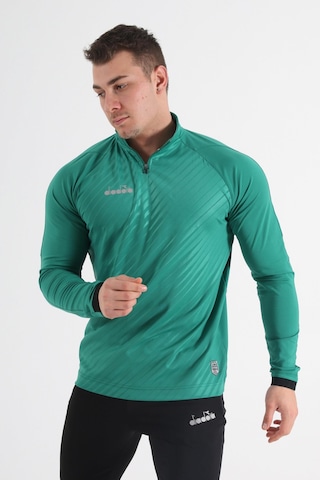 Diadora Elite Antrenman Eşofmanı Tek Üst Yeşil