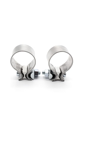 Suofeng 2 Adet 2 İnç Paslanmaz Çelik Egzoz Boru Kelepçesi - Yüksek Kaliteli Ve Korozyona Dayanıklı