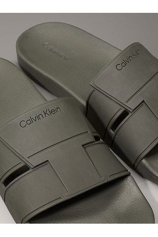 Calvin Klein Calvın Kleın Erkek Terlik Hm0hm01752-lex Yeşil