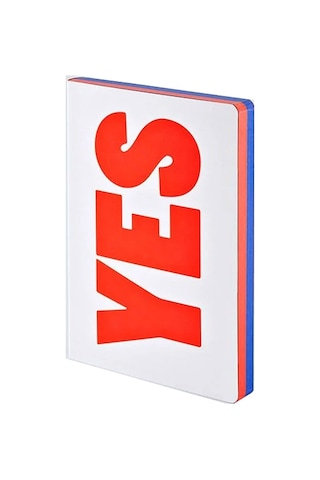 Nuuna Gri Noktalı A5 Defter Yes No 52293 Çok Renkli