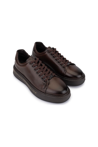 Tamer Tanca Erkek Hakiki Deri Kahverengi Sneakers & Spor Ayakkabı 298 3259-8086 Erk Ayk Sk25-26 Kahve Dr Alkl Kahve
