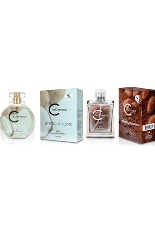 Cle D'amour Audacious Pleasures Erkek Parfüm EDP 50 ML + Emerald Stone Kadın Parfüm EDP 50 ML