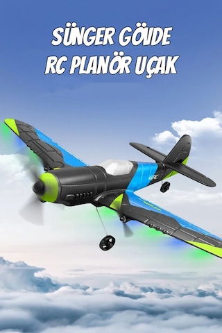 Epp Sünger Gövde 2.4ghz Çift Motorlu Rc Uçak Drone Uzaktan Kumandalı Glider Uçak Drone