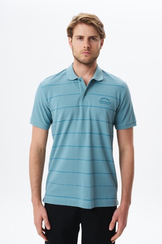 AR-MA Arma Erkek Basic Regular Fit % 100 Pamuk Pike Polo Yaka Tişört Y29374355702 Mavi