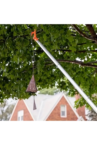 Elmpaly 1 Adet Ayarlanabilir Kuş Yemliği Kancası - Plastik Bahçe Askılığı