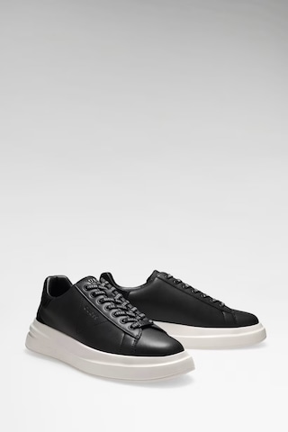 Guess Elba Deri Karışımlı Erkek Sneaker Ayakkabı Fmpvıbsue12 Siyah