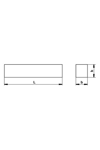 6x6x200mm Pld Dın4964b Hss Kare Kesitli Torna Kalemi Cp