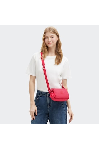Kipling Kıplıng Abanu Küçük Boy Omuz Çantası Pembe Resort Pınk Pembe