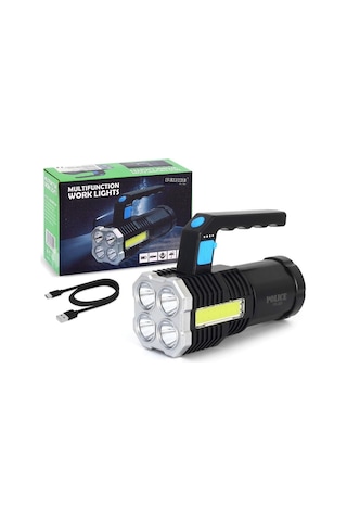 Police Ps-353 5W USB Şarjlı El Feneri