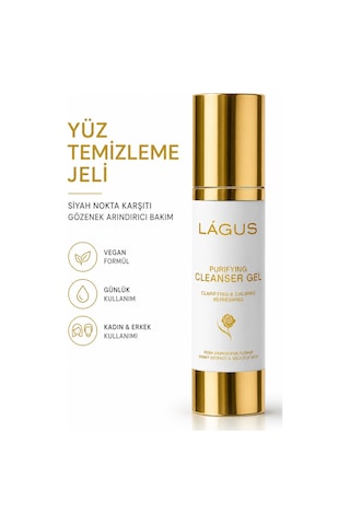 Lágus Siyah Nokta Karşıtı ve Gözenek Arındırıcı Yüz Temizleme Jeli 100 ML