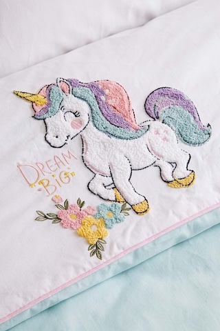 Dolly Mint Punch Nakışlı %100 Pamuklu Bebek Nevresim Takımı Çok Renkli
