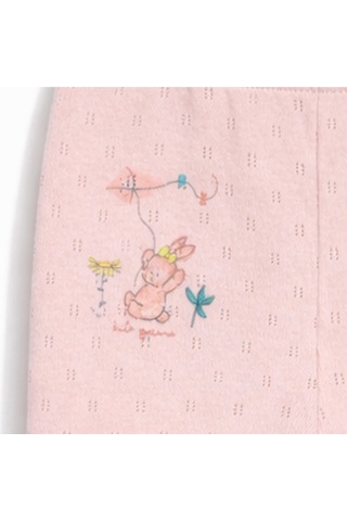 For My Baby Beli Lastikli Patikli Bebek Tek Alt Pembe